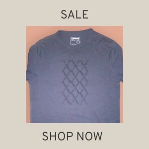 EXPRESS Men’s Gray Stretch T-shirt Sz S